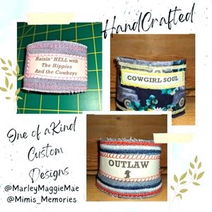 INTRODUCING! NEW HANDCRAFTED CUFF BRACELETS!